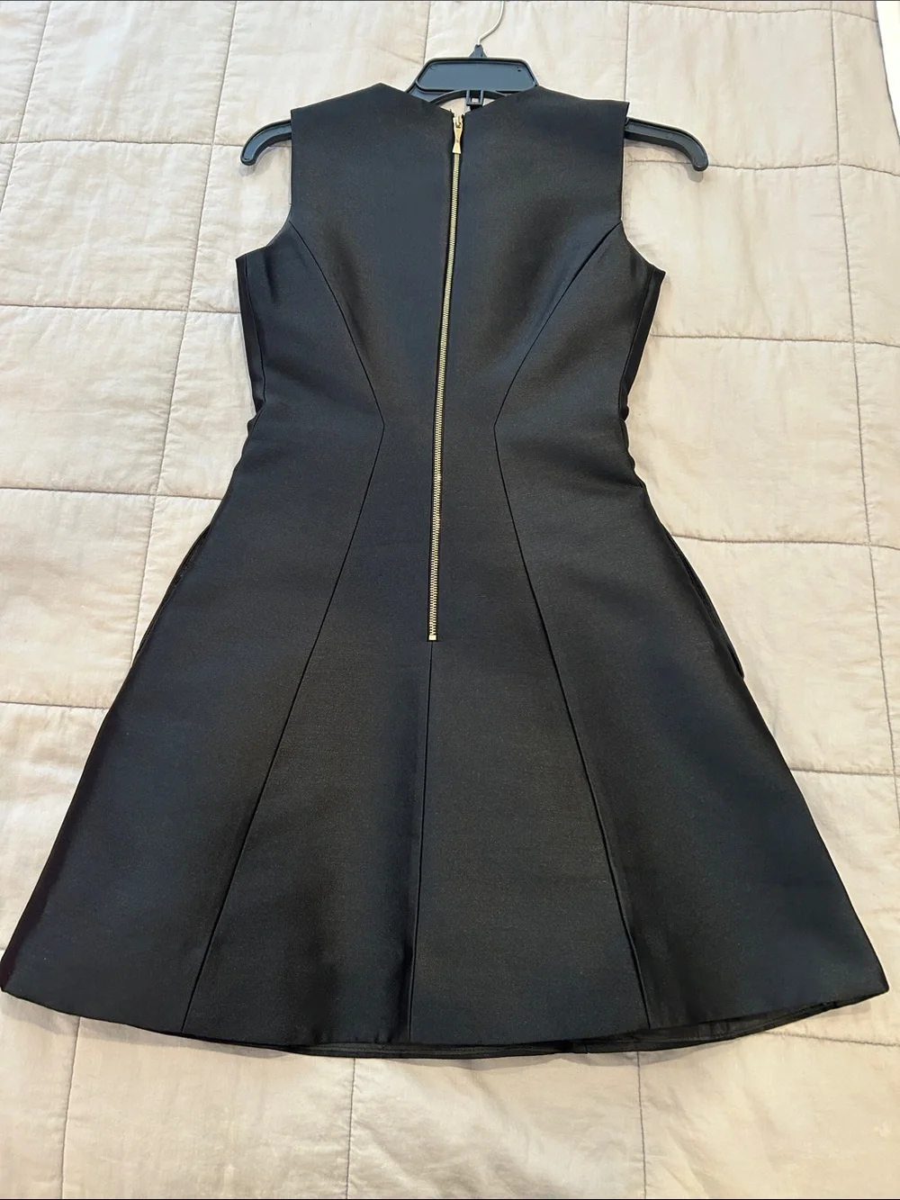 kate spade Black Sleeveless Fit-and-Flare Mini Dress